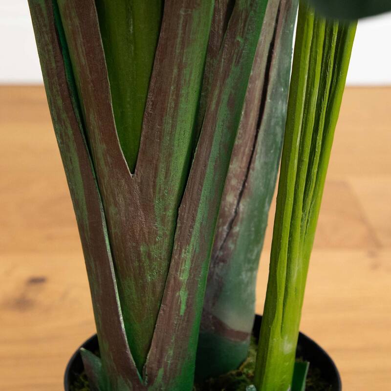 Tropical Travelers Palm Potted Tree - 9' - Green