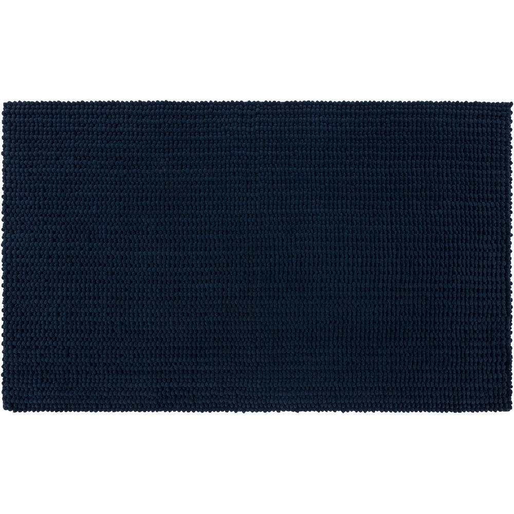 Mohawk Home Regency Bath 27-in x 45-in Teal Cotton Bath Mat in the Bathroom  Rugs & Mats department at