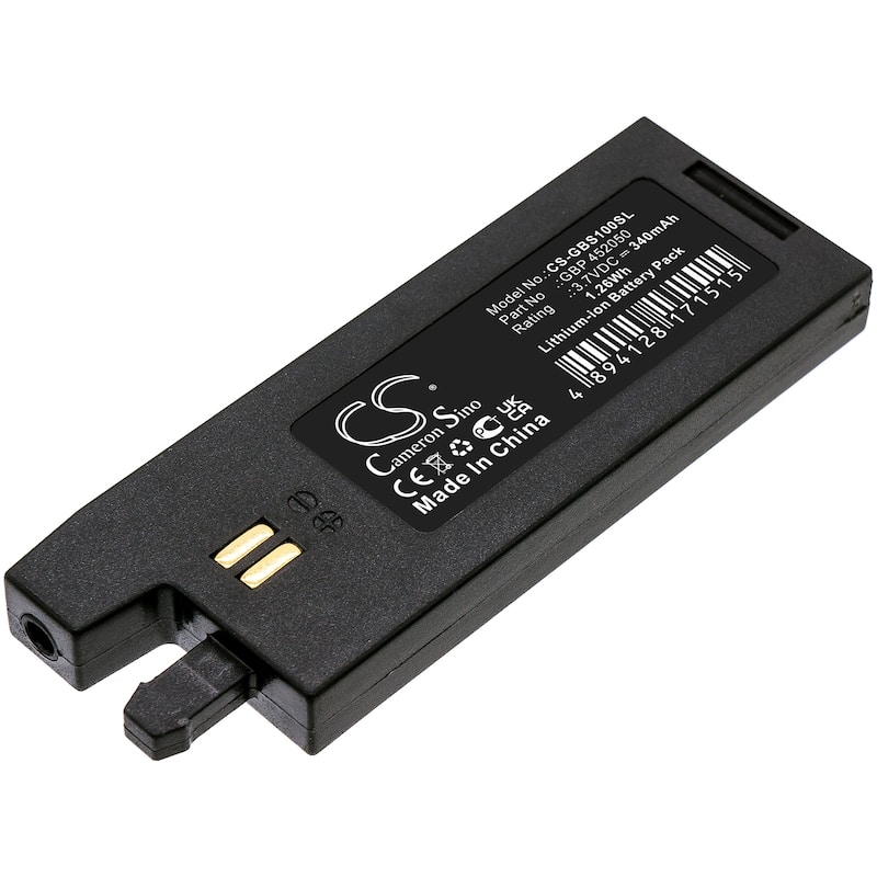 Battery for Gibson GForce G-FORCE Auto-Tuner minEtune Tronicaltune GBP 452050 - Black