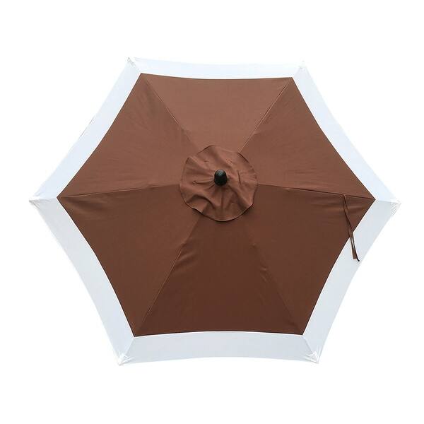 Shop 9ft Outdoor Shades Market Patio Umbrella Striped 15 Colors Overstock 31876480