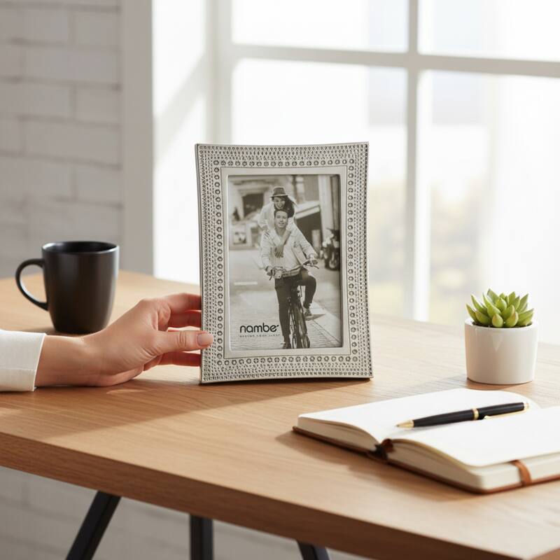 Nambe Beaded Picture Frame