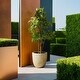 preview thumbnail 45 of 59, Kante 18 Inch Dia Round Concrete Planter, Indoor Outdoor Large Plant Pot