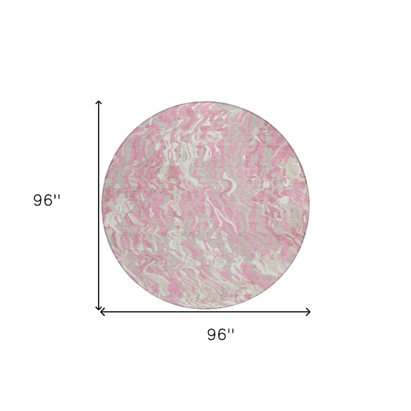 HomeRoots Abstract Transitional Rectangle Outdoor Rug