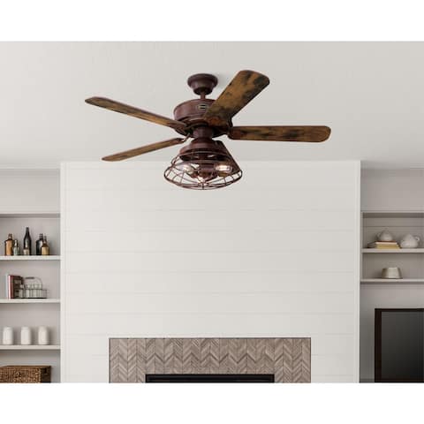 Westinghouse Lighting Barnett LED Smart WiFi 48-Inch 5-Blade Ceiling Fan, Compatible with Amazon Alexa & Google Home
