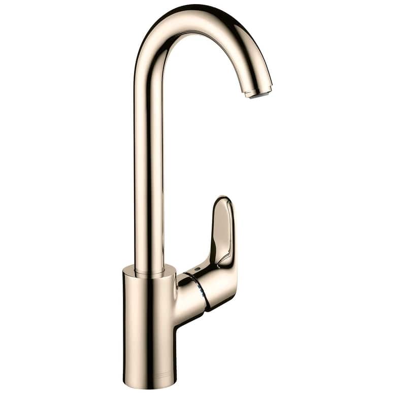 Hansgrohe Focus High-Arc Bar Faucet with Quick Clean Aerator -