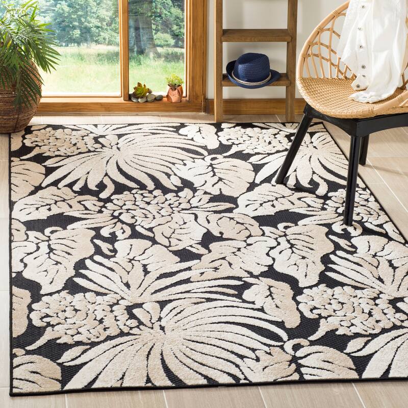 SAFAVIEH Monroe Edris Modern Indoor/ Outdoor Waterproof Rug
