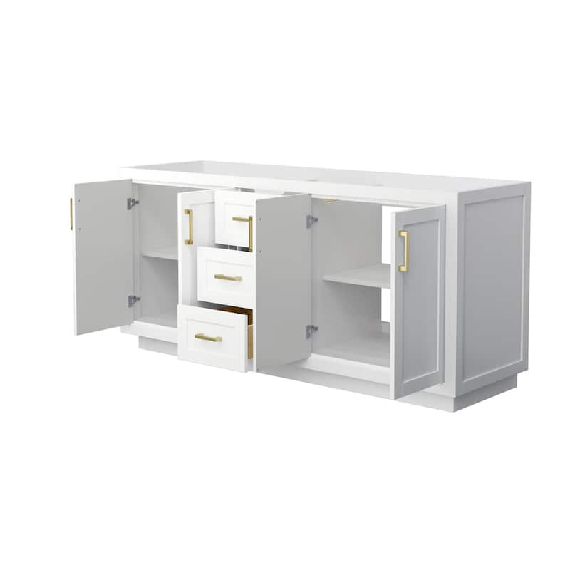 Wyndham Collection Miranda 71" Double Free Standing Vanity Cabinet