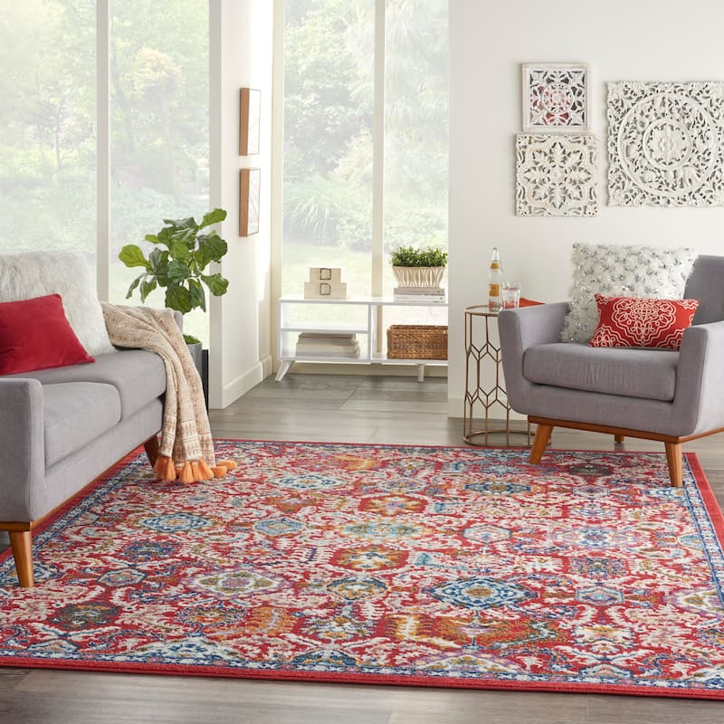 Nourison Passion Modern Persian Medallion Area Rug