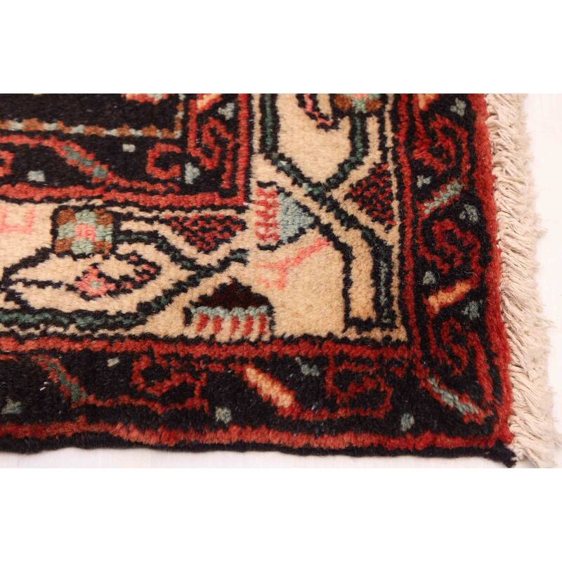 ECARPETGALLERY Hand-knotted Andelz Red Wool Rug - 2'9 x 9'6