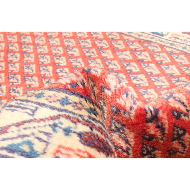 ECARPETGALLERY Hand-knotted Andelz Copper Wool Rug - 2'4 x 6'8