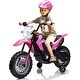preview thumbnail 7 of 16, Licensed Honda 6V Kids Electric Motorcycle, Battery-Powered Ride-On with Detachable Training Wheels for Young Riders