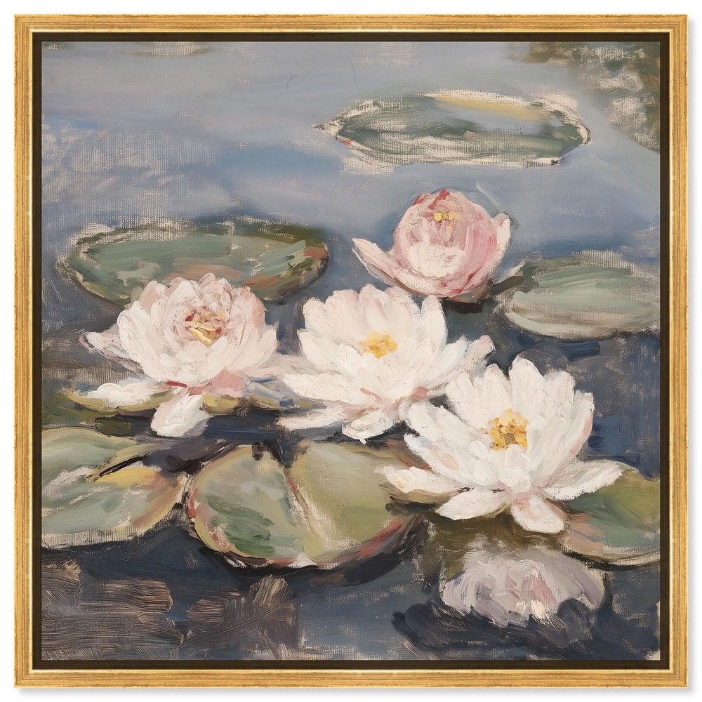 Water Lilies Canvas by Art Remedy