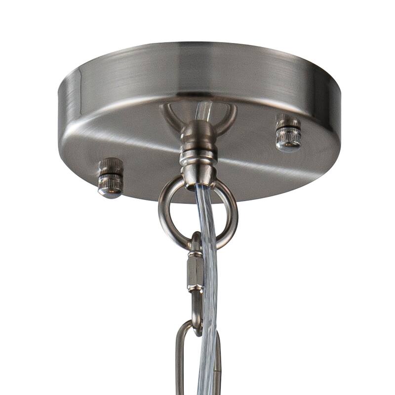 Starsky 8- Light 23in. Modern Glam Cluster Glass Bubble Chandelier with 28 Swirled Glass Globe Bubble