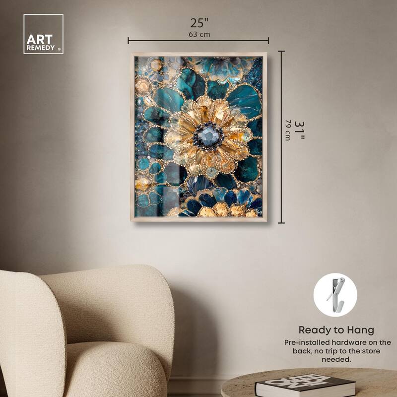 Opulent Geode IV Shadowbox by Art Remedy