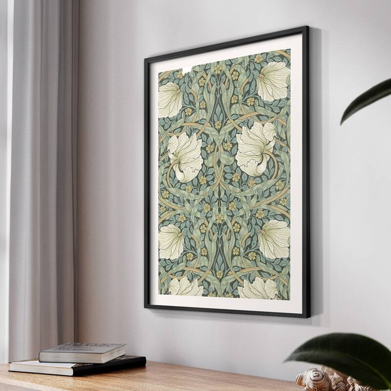Vintage Abstract Print XXVIII -Framed Print