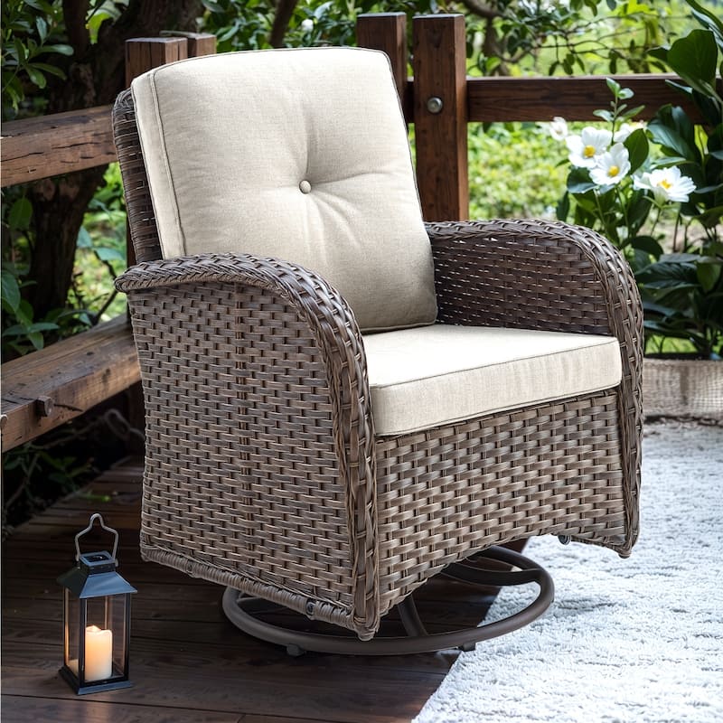 Patio Swivel Chairs High Back Chairs