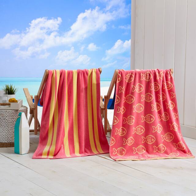 Luxurious Cotton Printed Beach Towel