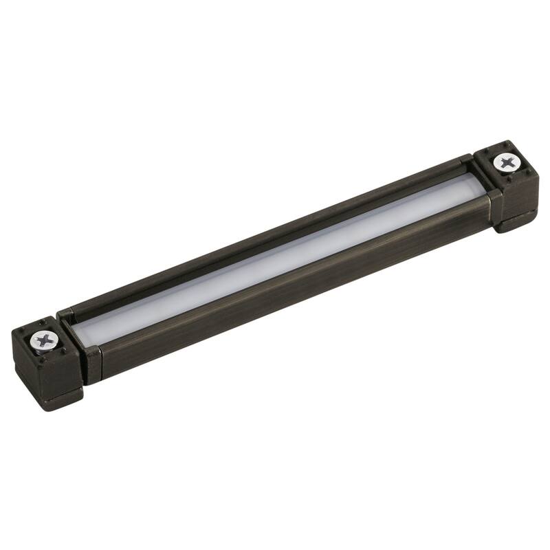 Kichler Landscape LED 6" Wide LED Outdoor Strip Light - 2700K - Centennial Brass