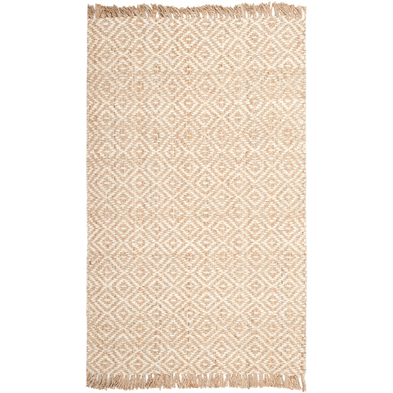 SAFAVIEH Handmade Natural Fiber Miley Jute Rug with Fringe