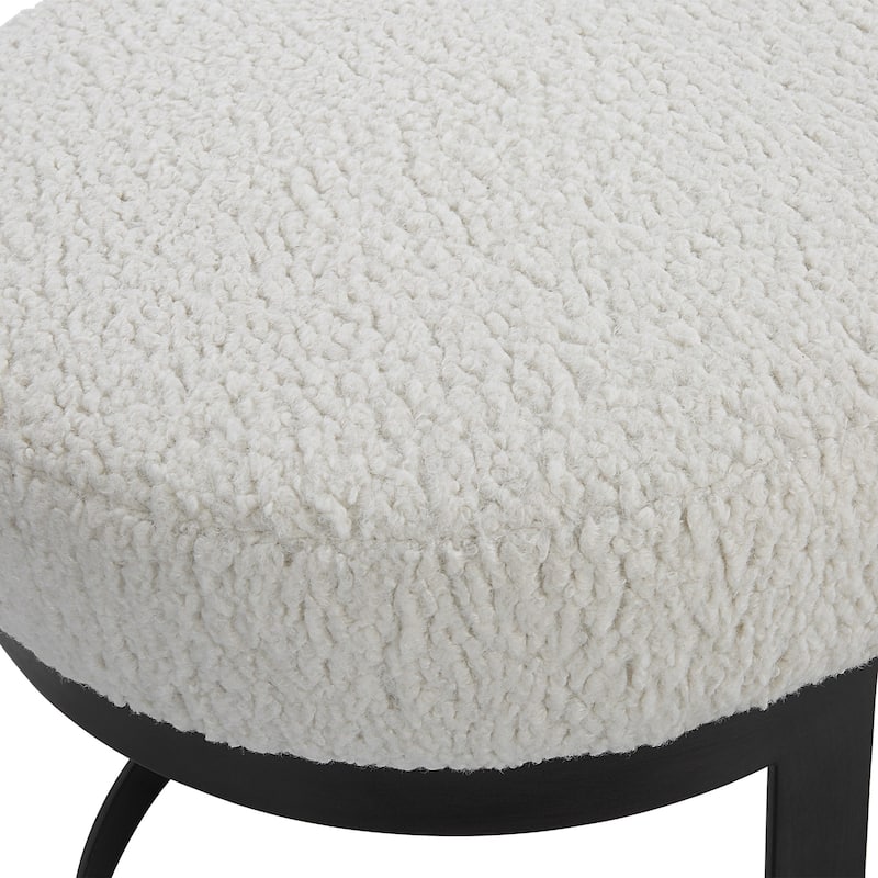 Upholstered Hand Forged Bench - 60"