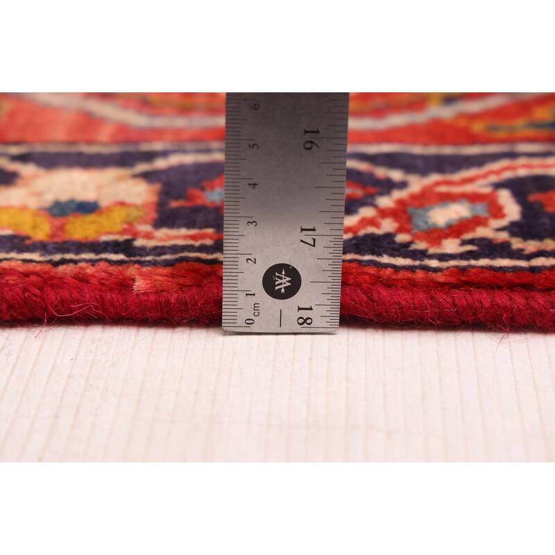 ECARPETGALLERY Hand-knotted Andelz Red Wool Rug - 4'0 x 6'11