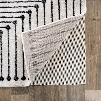 Cushioned Non Slip Rug Pad for Hard Surfaces - Beige