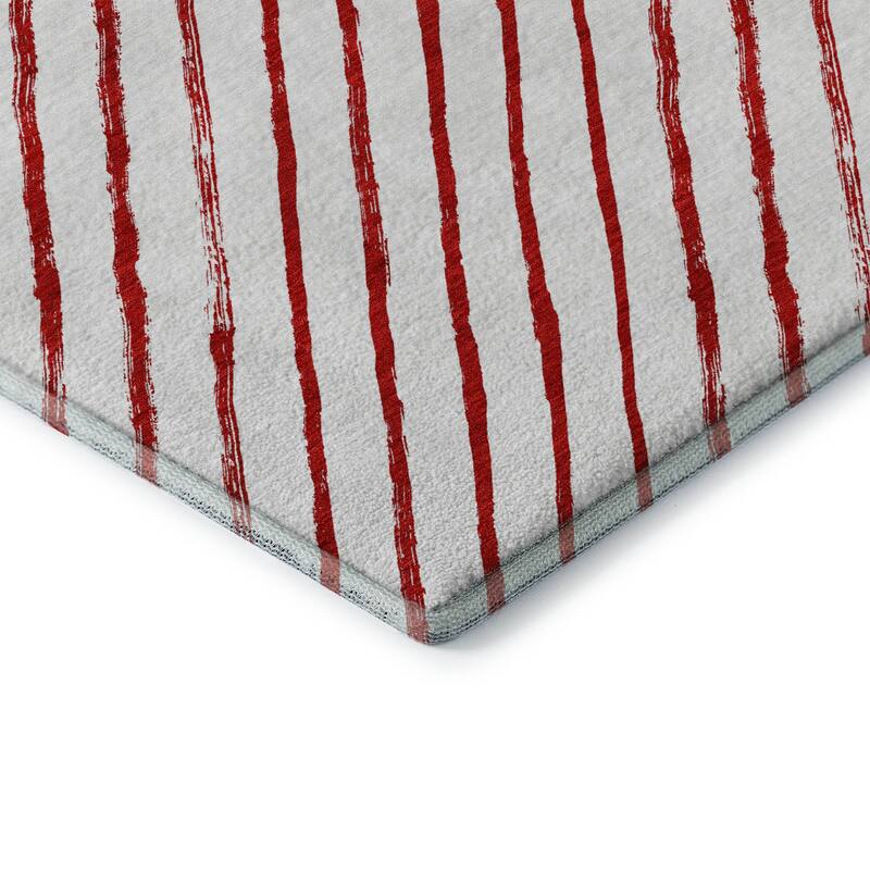 Premium Washable Super Soft Angle Stripe Mayfield Rug