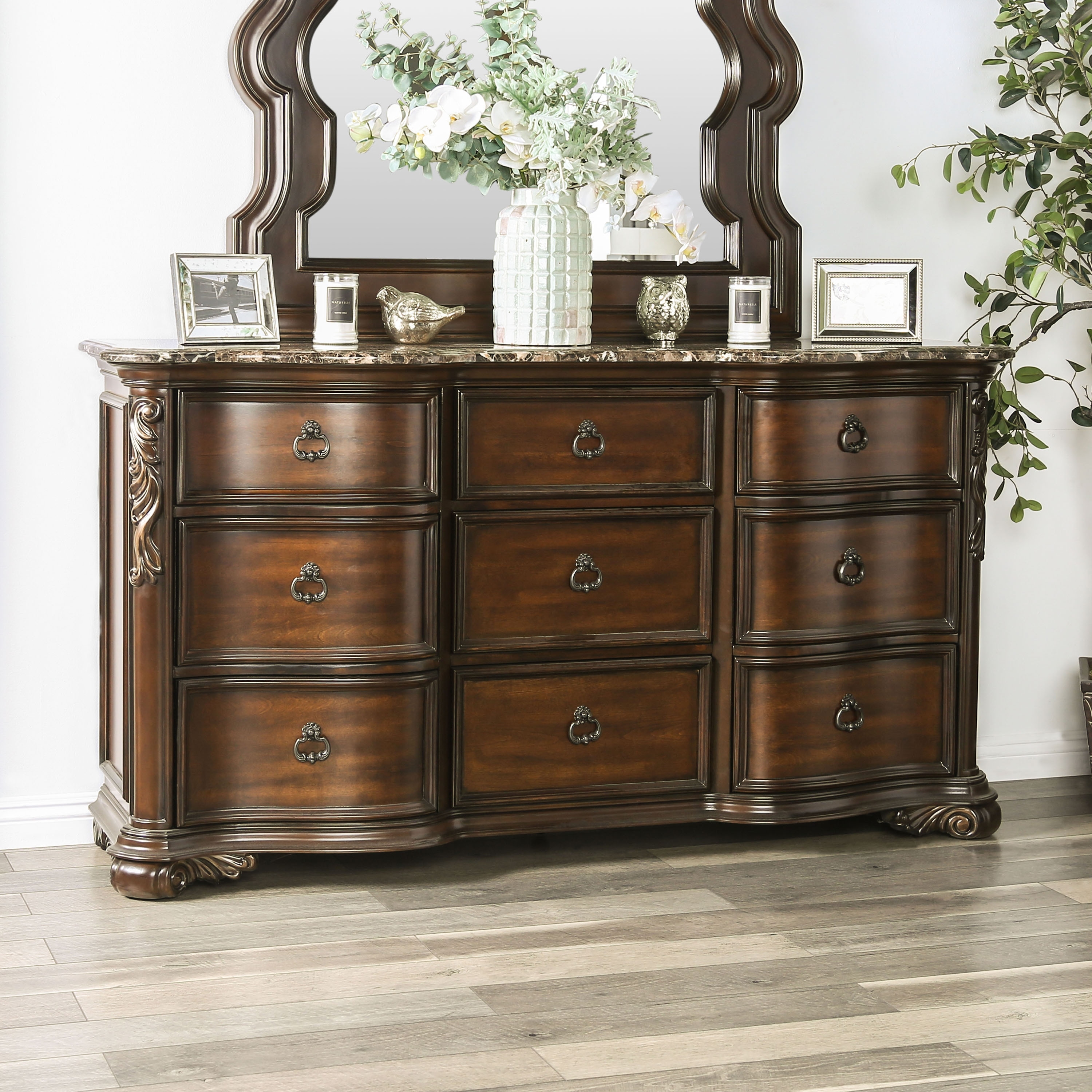 9 drawer Cherry Finish Dressers Bed Bath Beyond