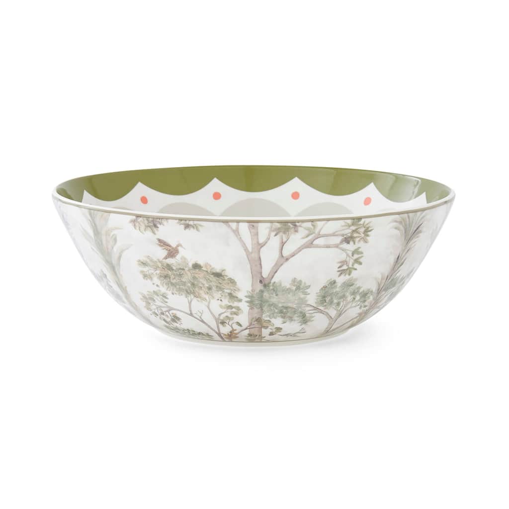 Spode Kit Kemp Tall Trees Serving Bowl - 10-inch