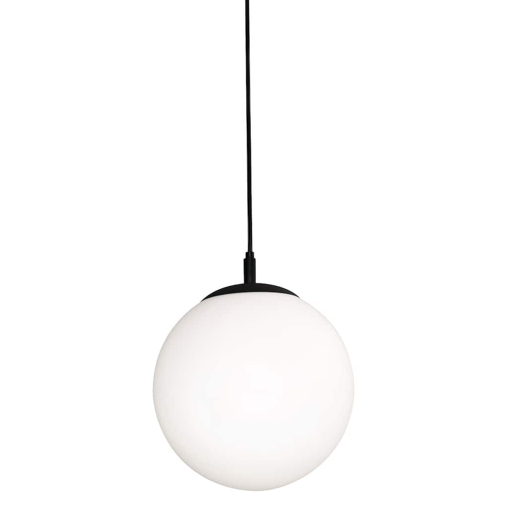 AFX Loretto 1-light Pendant with White Glass