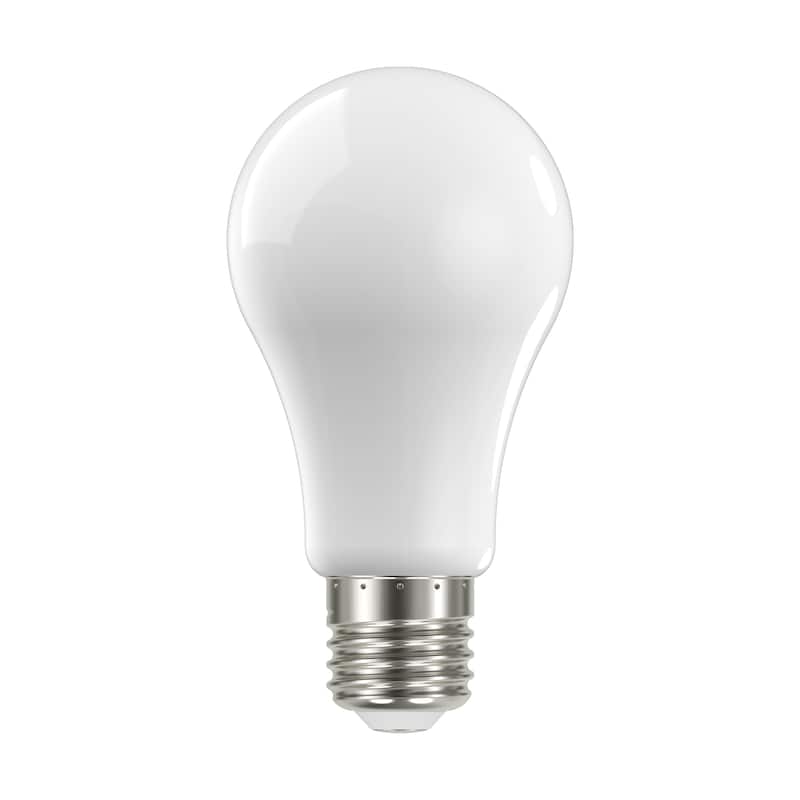13.5 Watt A19 LED 100 Watt Replacement Soft White Medium base 3000K 120 Volt 4-Pack - Soft White