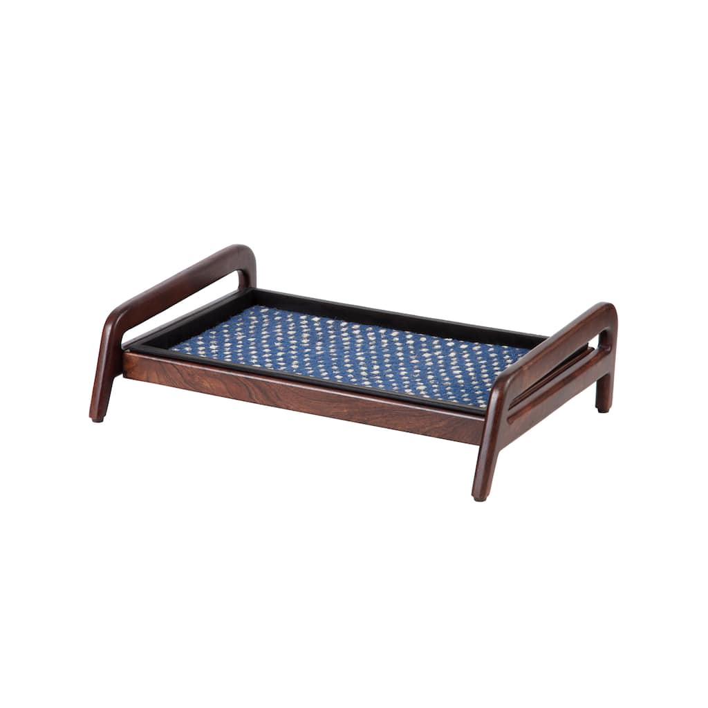 Jani Single-Tier Brown Stand 2-Pair Rubber Boot Tray