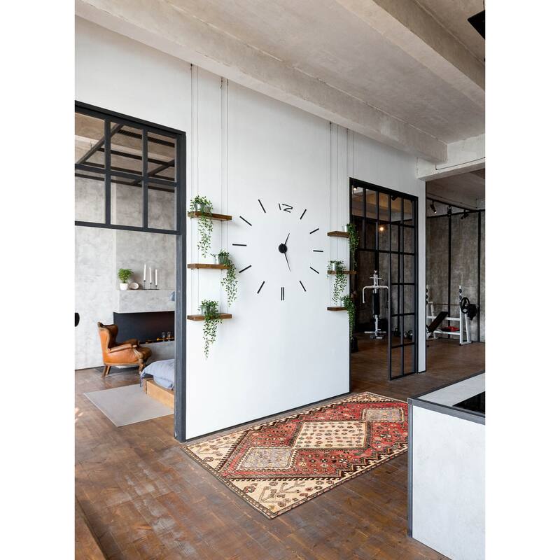 ECARPETGALLERY Hand-knotted Antalya Vintage Red Wool Rug - 3'8 x 5'9