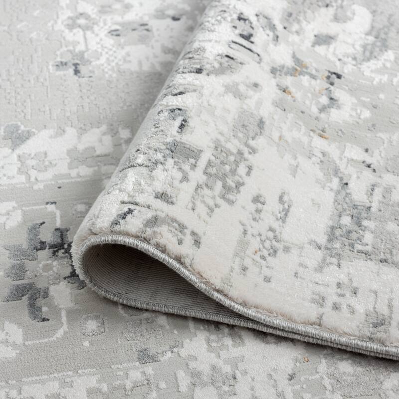 Borderless Transitional Abstract Area Rug