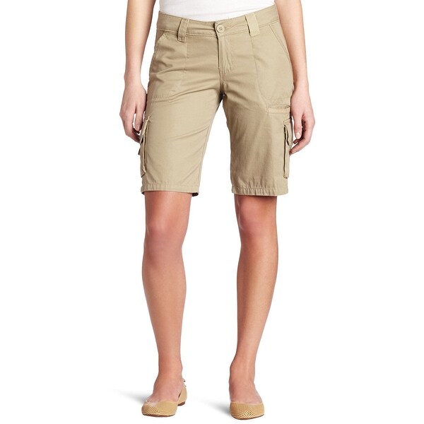 khaki work shorts womens