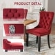 preview thumbnail 47 of 69, Solid Wood Velvet Upholstered Dining Chair Set of 6