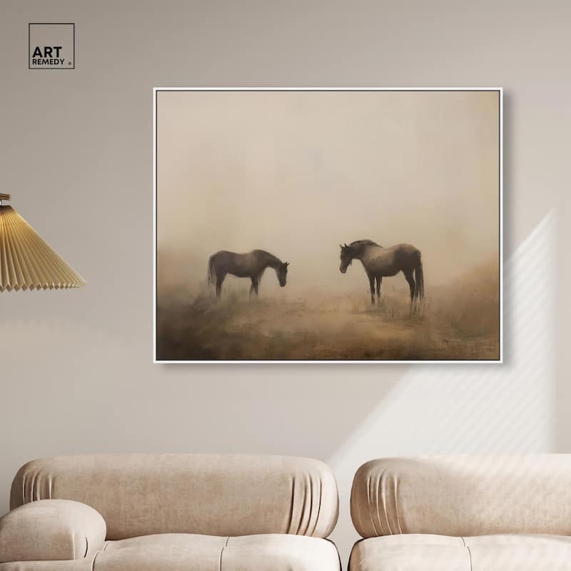 Equine Duo II Canvas by Art Remedy