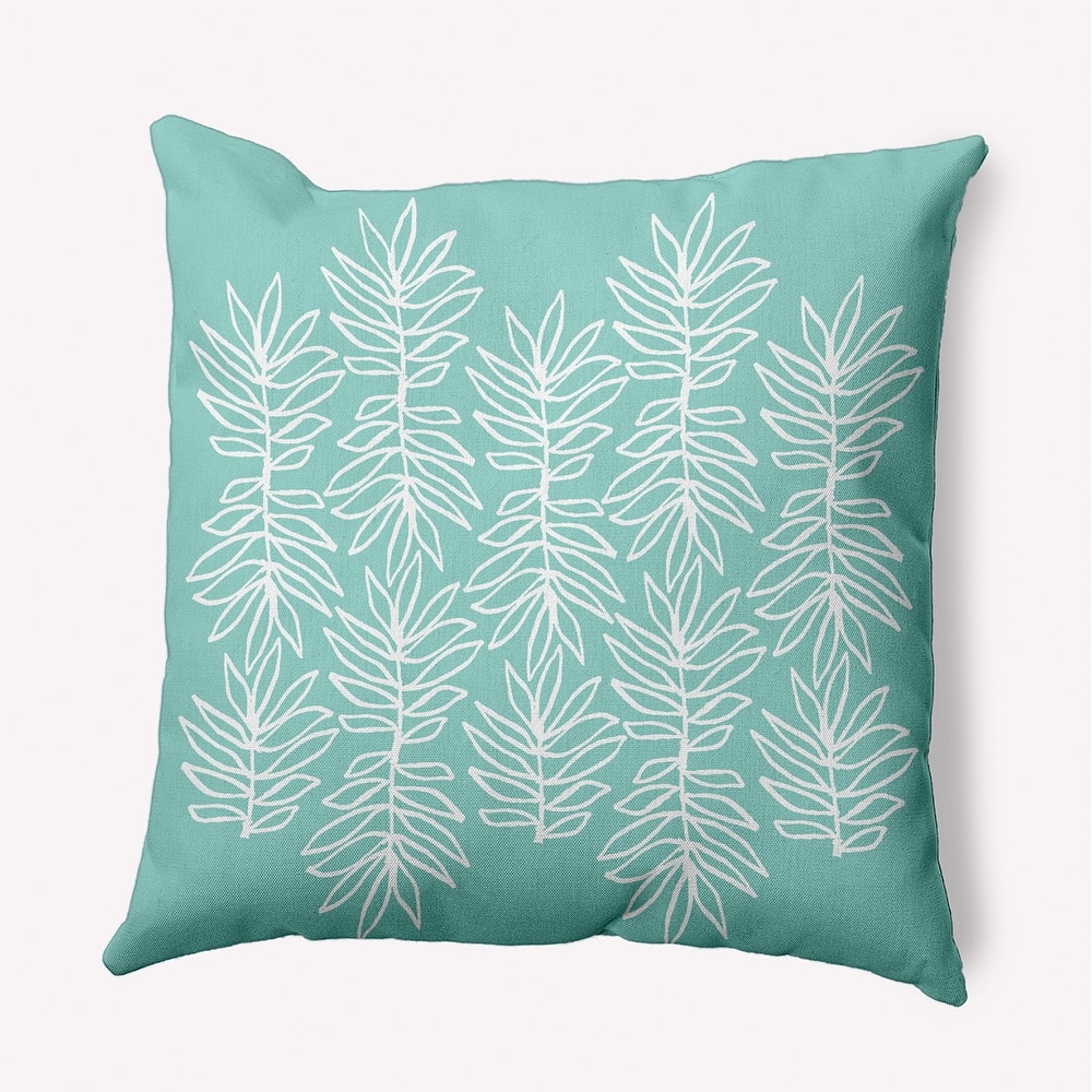 Leafy Branch Indoor/Outdoor Throw Pillow