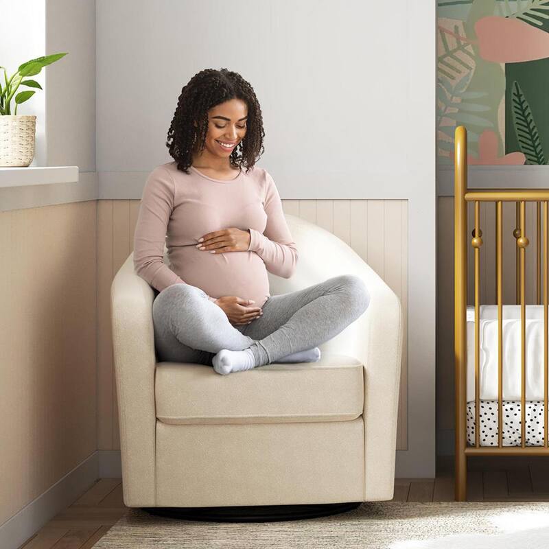 Little Seeds Gentle Swivel Curved Nursery Chair
