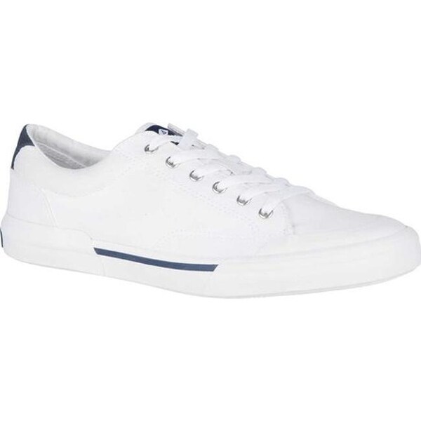 sperry white canvas sneakers