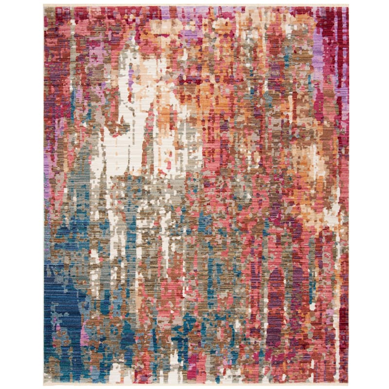 SAFAVIEH Nirvana Opha Modern Oriental Polyester Rug