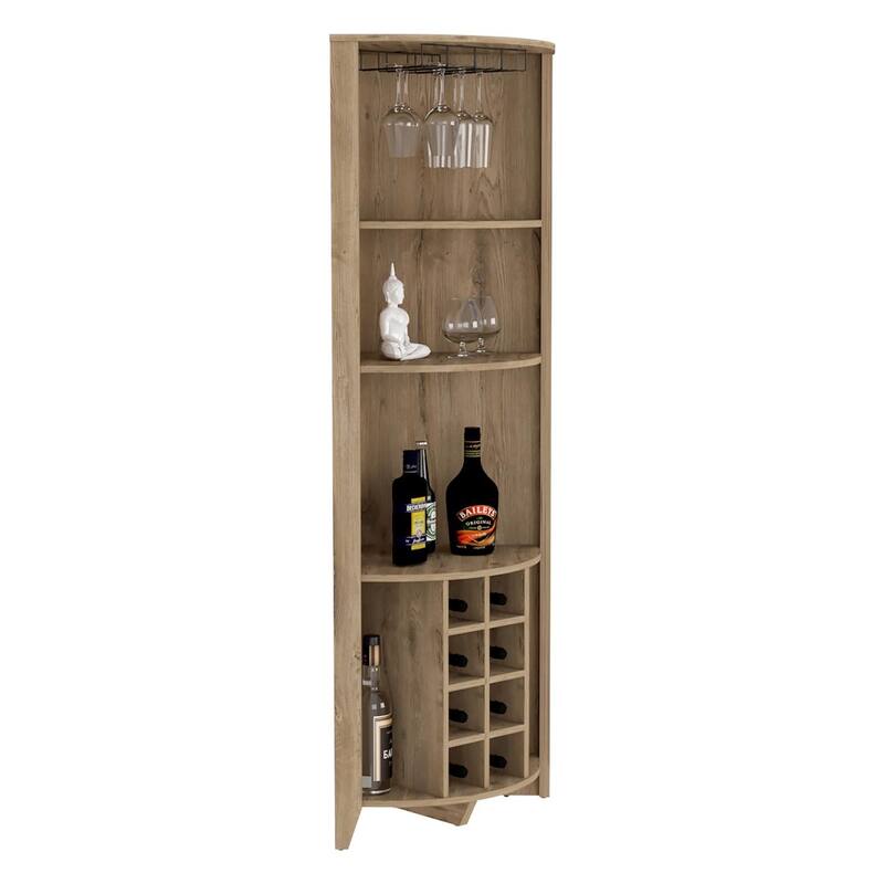 Essential Corner, Wine Rack, Two Side Shelves
