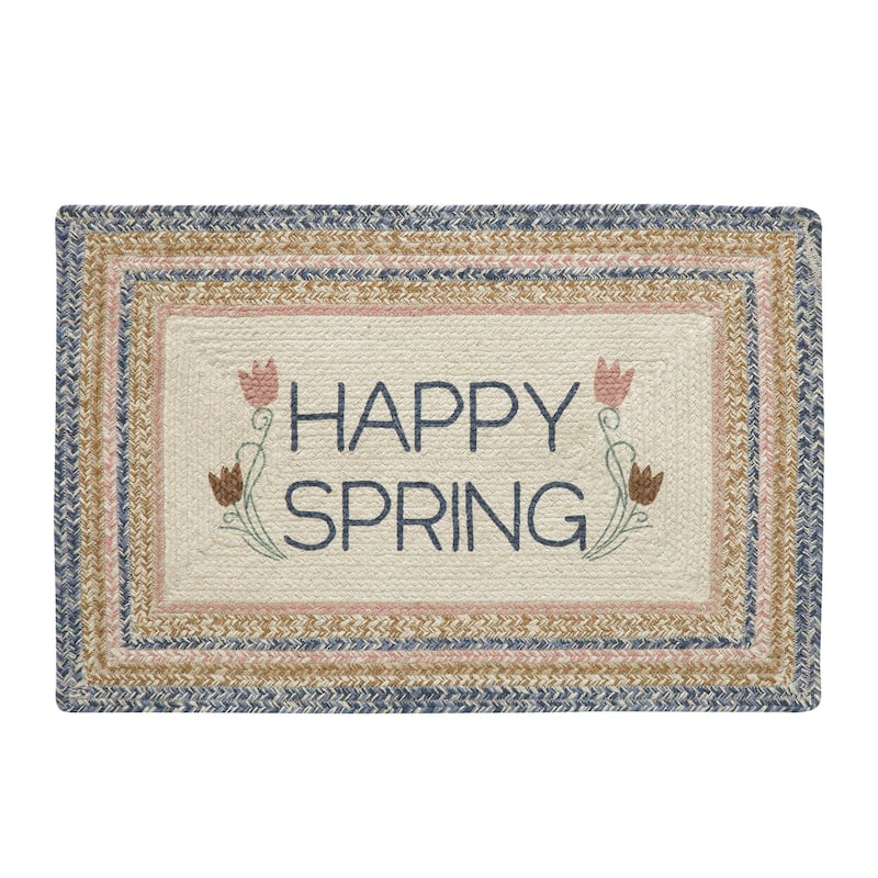 Kaila Happy Spring Jute Rug Rect w/ Pad 20x30