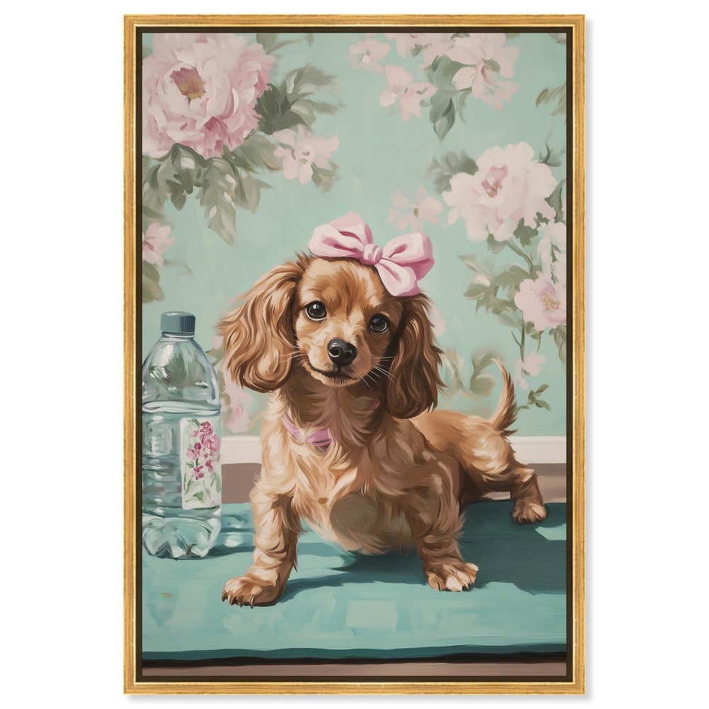 Doxxie Dainty Yoga Canvas by Art Remedy