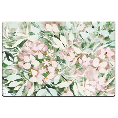 Highland Home Beyond the Shore 30” x 20” Decorative Vinyl Comfort Floor Mat Manufactured in The USA, Waterproof, Easy to Clean