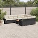 Option Black and cream Table + 6x middle + 2x corner