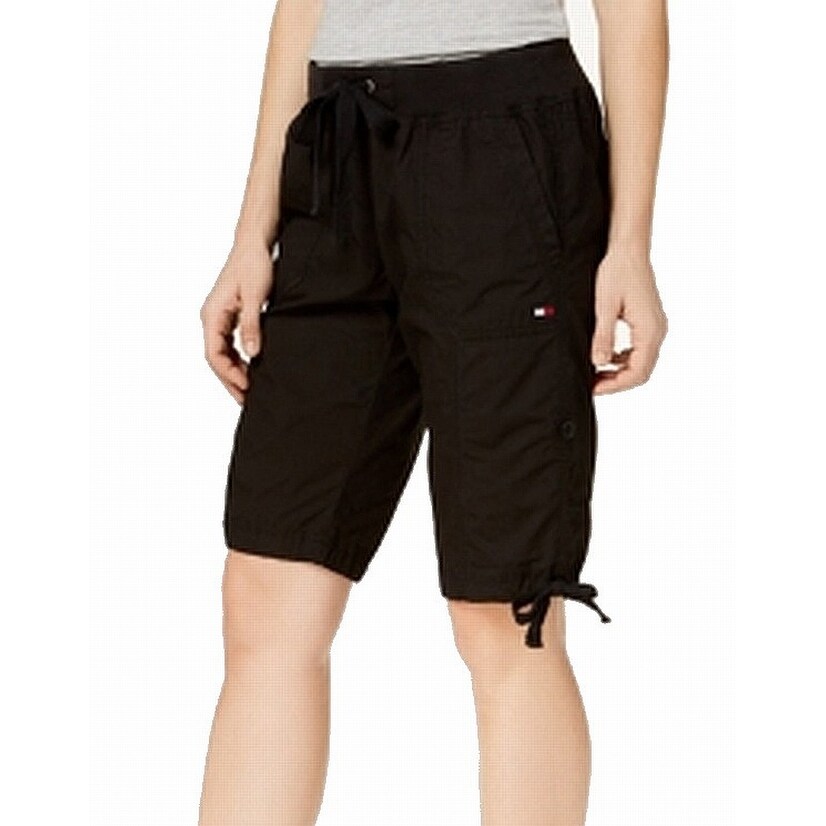 tommy hilfiger black shorts