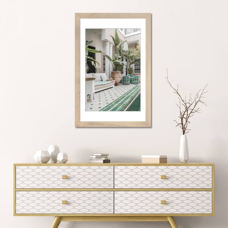 iCanvas "Tropical Riad In Marrakech" by Henrike Schenk PFA