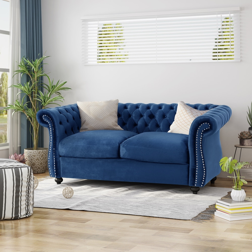 Royal sales blue loveseat