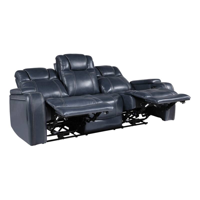 Lourical 2-Piece Leather Match Power Reclining Sofa Set